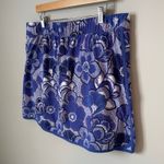 T by Talbots Blue Purple Floral Athletic Skirt Skort Tennis Golf Skirt Size XL Photo 3