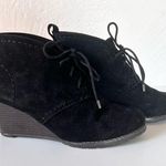 SO Black Wedge Booties Photo 0