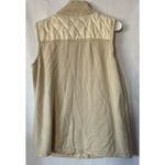 Susan Graver Susan‎ Graver Zip Front Sweater Vest M Quilting Detail, Gold Accents Polyester Photo 3