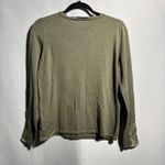 Fair Lady Green Sweater Top Fairy Core Boho Semi Sheer Leaf Embroidered Artsy M Size 6 Photo 1