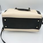 Kate Spade  Laurel Way Hadlee Crossbody Satchel Bag Purse Beige Black Leather‎ Photo 8