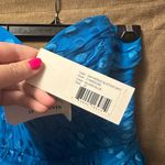 Rebecca Taylor NWT  Polka Dots Blue Cocktail Dress Size 10 Silk Photo 2