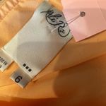 Chic Orange Mini Dress by Ali Ra‎ size 6 Pleated detail Photo 2