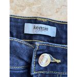 Kensie Jeans Womens Dark Wash Denim Shorts 8/29 Frayed Hem Photo 5