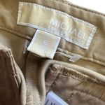 Michael Kors Tan Cotton Blend Slim Fit Ankle Dress Pants with Zip Pockets Photo 3