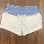 LF CARMAR Ombré Elastic Waist Jean Shorts Blue Size M Photo 5