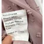 SheIn  Curve Dress Women's 1X Pastel Pink Chiffon Coquette Cottagecore Romantic Photo 7