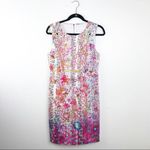 Elie Tahari  emory‎ floral sheath dress w/ beading Photo 2