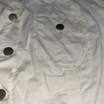 XCVI Wearables Raw Edge Poplin Lightweight Safari Jacket Ginger Root Small Photo 4