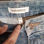 Good American Good Legs Tapered Jeans Busted Knees Skinny High Waisted 18 Photo 2