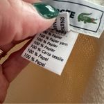 Lacoste  Cream Paper Yarn Fedora Hat Photo 7