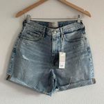 Everlane The Cheeky Short in Light Indigo, Size 27 Photo 5