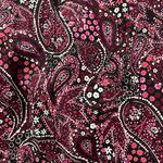 Jessica London New  Paisley Print Button Down Shirt Black Pink Size 12W Photo 9