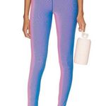 Beach Riot  Tayler 7/8 Legging Electric Blue Purple Two Tone MED Compression NEW Photo 0