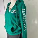 Aeropostale Vintage Y2K Green White Sweatshirt Hoodie Womens Medium Photo 1