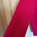 CeCe  out pink balloon sleeve sweater with detail size medium Photo 1