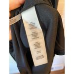 Calvin Klein  Women's Asymmetric Hem Ruched Midi Black Sheath Dress Photo 15