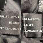 Winlit | Vintage Black Leather Skirt | Size 5/6 Photo 3