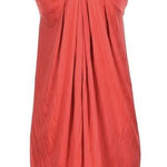 Diane Von Furstenberg DVF "Lear" Mini Bubble Dress in Poppy Orange Size 2 Photo 0