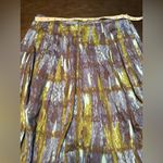 Talbots  Skirt Women’s 2 Blue Green Cotton Spandex Pleated Side Zip Workwear Photo 6