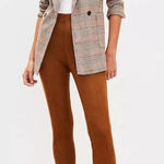 Loft  Faux Suede Ponte Legging Pants Size L Tall Photo 0