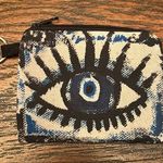NEW Abstract Evil Eye Multicolor Miniature Bag / Coin Purse Photo 0