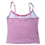 Victoria's Secret Victoria Secret Tank Top Women Small Stripe White Pink Sleepwear Sleeveless Lace Photo 1