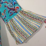 Cato est. 1946 bright colored v-neck hi low blouse Photo 7