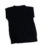 Vintage Rave Black Sleeveless Sweater Vest Lambswool grunge festival warm M Size M Photo 1