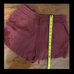 Knox Rose burgundy shorts w/pockets & strings tie - Size Small Photo 8