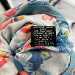 Tolani  Collection Blue Floral Pintuck Jersey Long Sleeve Blouse Top Size‎ Small Photo 7