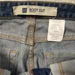 Gap  Women's Blue Boot Cut Stretch  Jeans size 4 ankle Photo 4