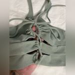 Princess Polly Raddix Strappy Sage Green Halter Top Photo 6