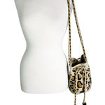 None Crochet Wayuu Bag with Tassel Drawstring Strap Photo 0