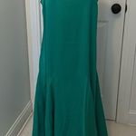 Loft Green Satin Slip Dress Photo 1