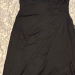 David's Bridal  Elegant Black Halter Midi Dress Photo 2