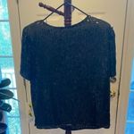 FASHION CREATION NY BLACK SEQUIN AND BEADED TOP. SIZE 8 Photo 6