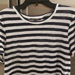 Michael Stars 💕💕 Short Sleeve Striped T-Shirt ~ Black & White Stripes Small Photo 2