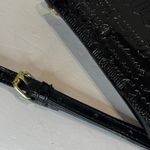 Juicy Couture Black Patent Embellished Flap Crossbody Shoulder Bag Gold Hardware Photo 2