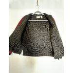 Alfred Dunner Jacket Women's Quilted Boho Grunge Black Dark Goth Vampire Red Size 8P Photo 4