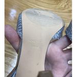 Nine West Twinkle Heeled Dress Sandals Women's 8.5M Silver Stiletto Formal B50 Photo 6