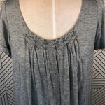3.1 Phillip Lim  Gray Swingy Short‎ Sleeve Top Photo 1
