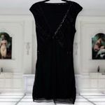 Danity Women’s Black Sequin Embellished Mini Dress Size L Photo 5
