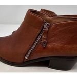 Vionic  Women's Jolene‎ Brown Leather Booties Side Zippers Size 8 Photo 0