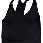Zella NWOT  Black Ribbed Sports Bra, Medium Photo 0