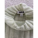 Madewell Alpaca Blend Harry Sheer Mock Neck Sweater Light Heather Green Size M Photo 3