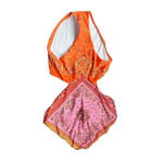 Farm Rio NEW  Halter Cutout One-Piece Swimsuit Bandana Print Size Small Photo 5