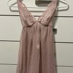 Victoria's Secret  Pale Pink Sheer Babydoll Lingerie Photo 1