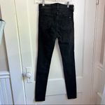 Rag and Bone  Nina High Rise Skinny Black Jeans Size 27 Goth Style Photo 14