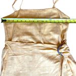 American Eagle  Wrap Dress Yellow Ruffled Boho Womens Large Photo 5